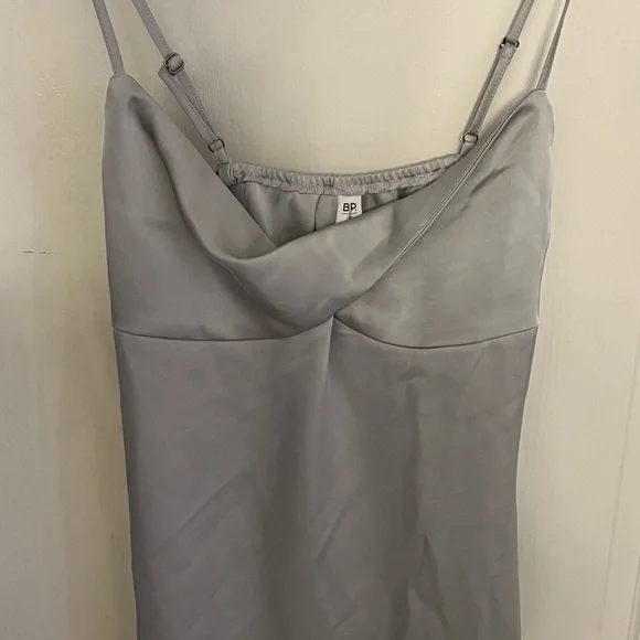 Bp Elegant Silver Mini Dress - Picture 2 of 8